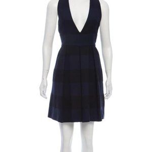 🎉HOST PICK PROENZA SCHOULER NAVY & DARK BLUE  WOOL STRIPED DRESS - 4